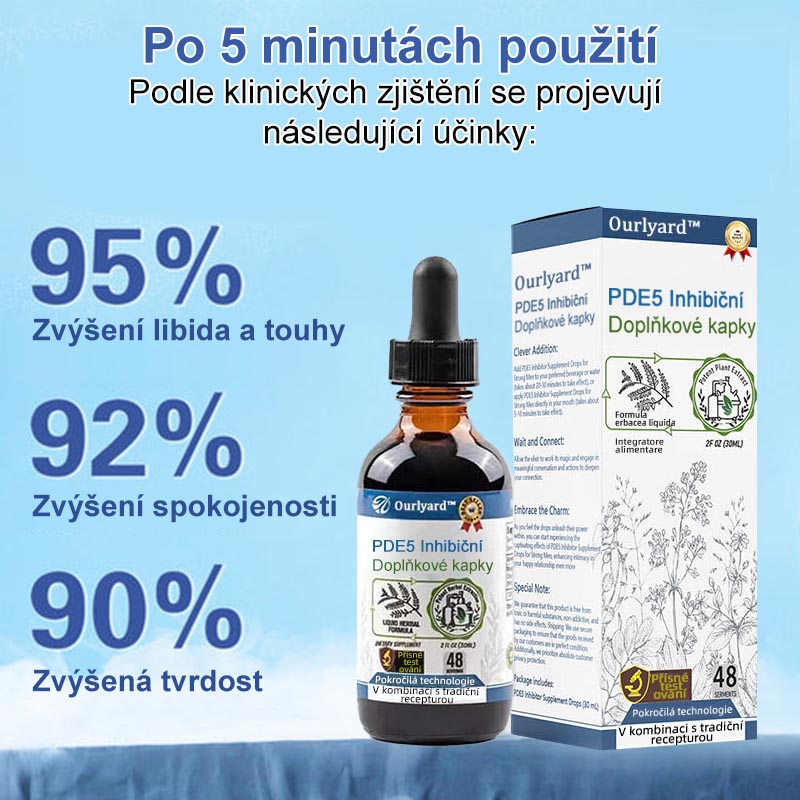 🚀 Ourlyard™ PDE5 szuppression-kiegészítő cseppek✨