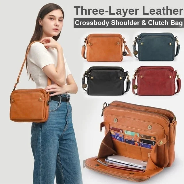 🔥Dögös Eladó 49% OFF-Crossbody bőr válltáskák és tengelykapcsolók